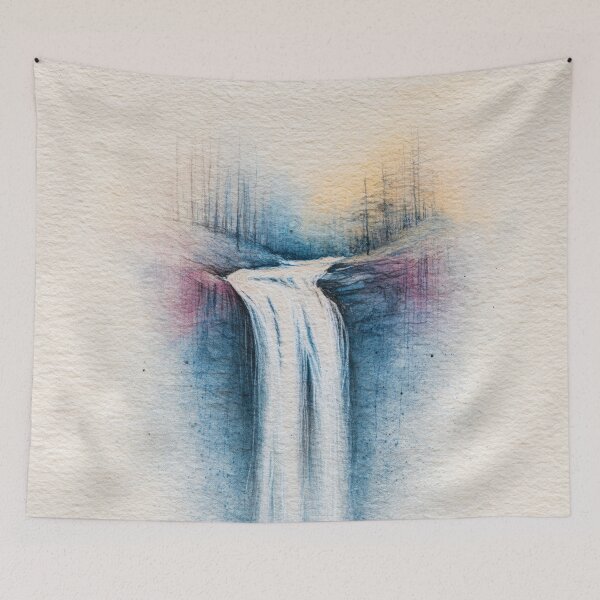 Item preview, Refreshing waterfall in nature designed and sold by scicilysimonee.