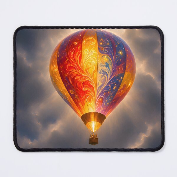 Item preview, Hot Air Balloon in the Night Sky designed and sold by TinCatOutPost.