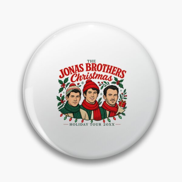 Item preview, Retro Jonas Brothers Christmas Holiday Fan designed and sold by Linhvocraig.
