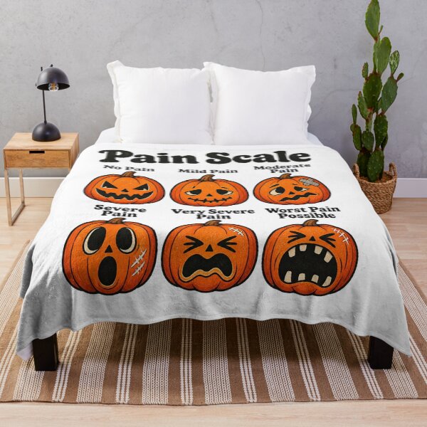 Item preview, Funny Halloween Pumpkin Pain Scale Nurse Humor designed and sold by JustBeStylish.