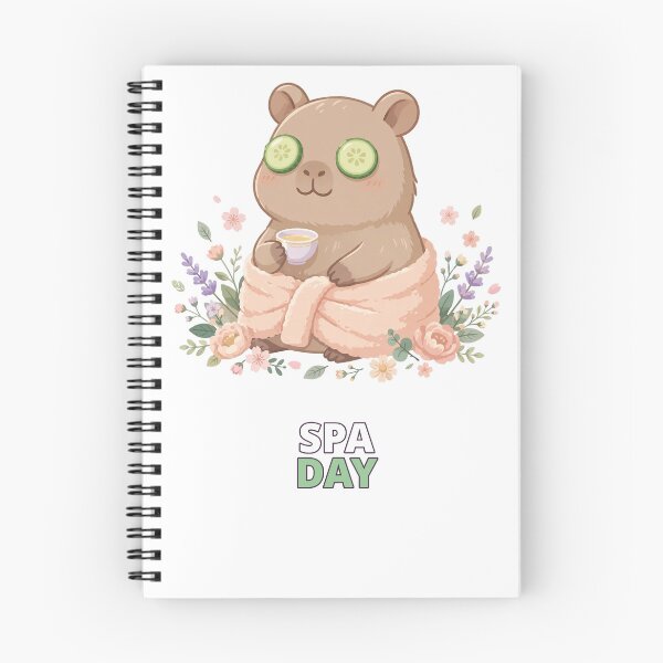 Item preview, Spa Day Capybara Relax Mothers Day Treat designed and sold by ThreeFlyingAces.