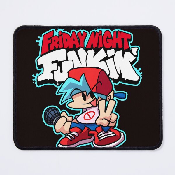 Item preview, Friday Night Funkin Character with Mic Graffiti Art designed and sold by Mawntsni.