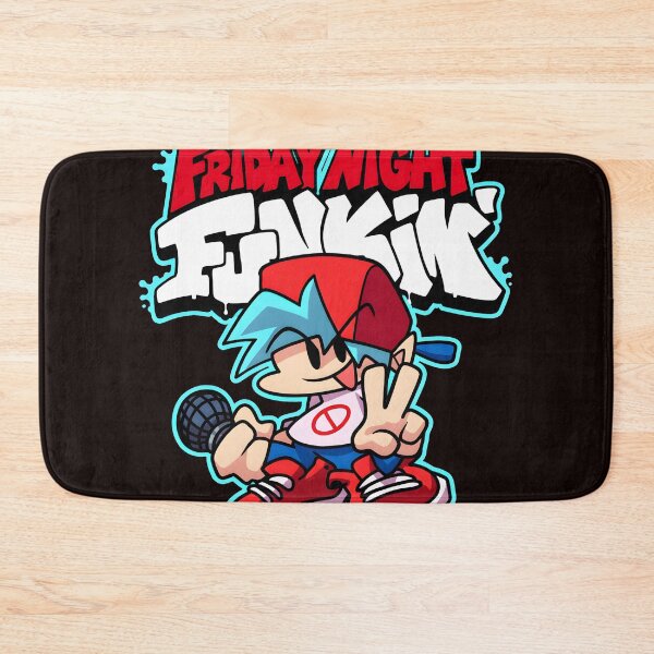 Item preview, Personaje Funkin del viernes por la noche con micrófono y arte graffiti designed and sold by Mawntsni.