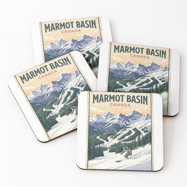 Item preview, Marmot Basin - Vintage Retro T-shirt Classic T-Shirt designed and sold by Atros.