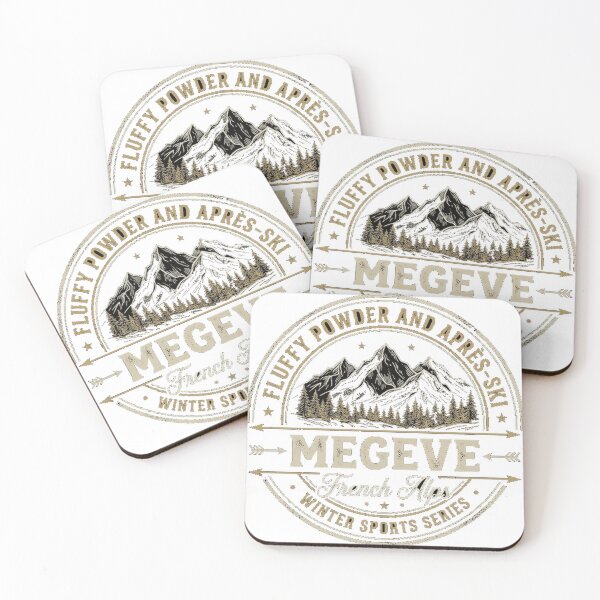 Item preview, Megève Winter Sports Fluffy Powder & Après-Ski Essential T-Shirt designed and sold by Atros.