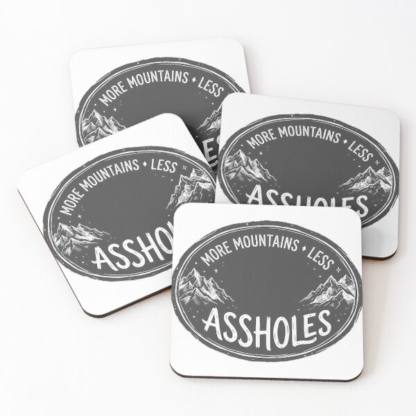 Item preview, More mountains less assholes Classic T-Shirt designed and sold by all-shp.