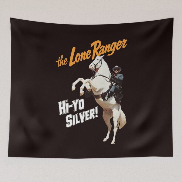 Item preview, The Lone Ranger Hi-Yo Silver Rearing Horse designed and sold by ThresholdBlue.