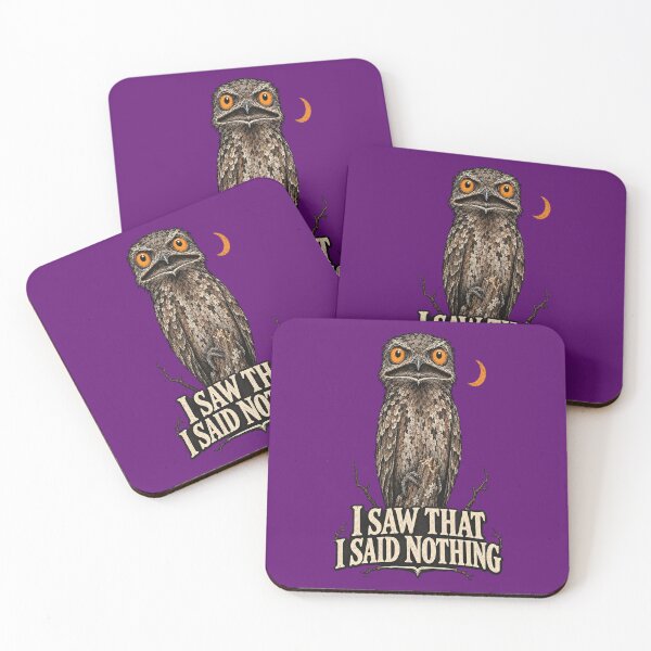 Item preview, Great Potoo Shirt - I Saw That I Said Nothing - Funny Halloween Bird Tee - Gothic Nocturnal Nightjar Apparel designed and sold by Max Store.