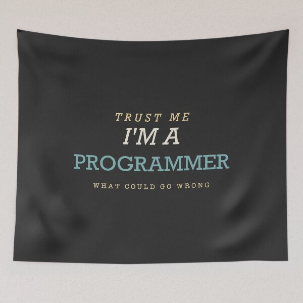Item preview, Trust Me I'm A Programmer - Programmer designed and sold by RetroThreadWorks.