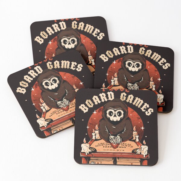 Item preview, Grim Reaper Loves Board Games Ouija Quote designed and sold by OddCanvasArt.