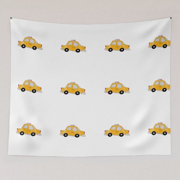 Item preview, Taxi Illustration designed and sold by alliejacobson.