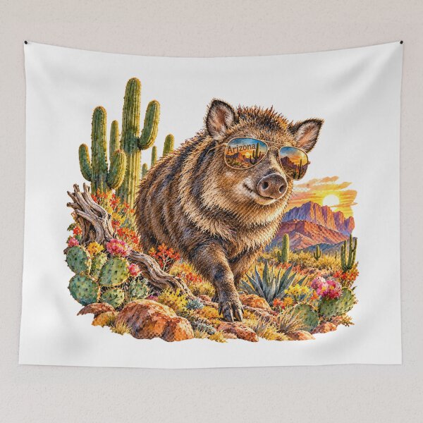 Item preview, Arizona Javelina With Sass designed and sold by Whimspired By Paxx.