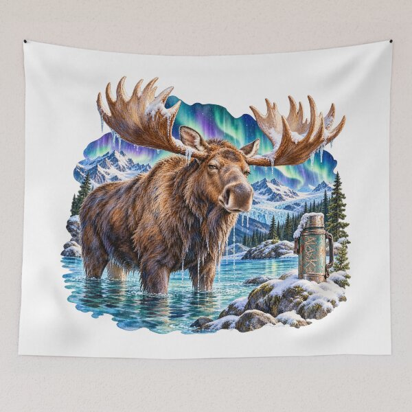 Item preview, Alaska Moose With Sass designed and sold by Whimspired By Paxx.