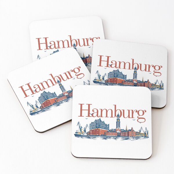 Item preview, Hamburg Typography Design | Hamburg Skyline Drawing designed and sold by TeesMi.
