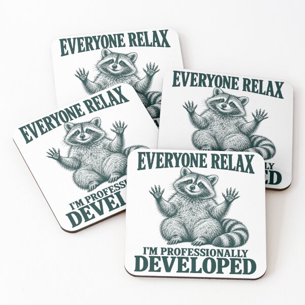 Item preview, Everyone Relax I'm Professionally Developed Funny Raccoon designed and sold by gordonbwyashop.