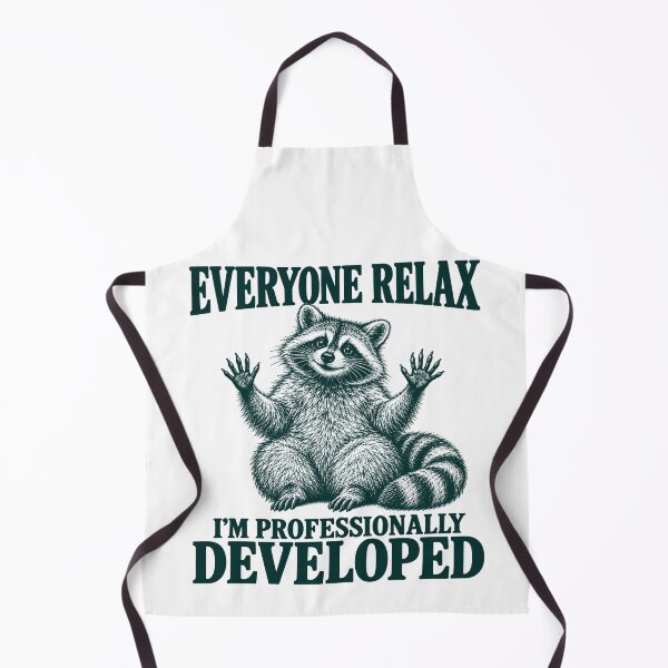 Item preview, Everyone Relax I'm Professionally Developed Funny Raccoon designed and sold by gordonbwyashop.