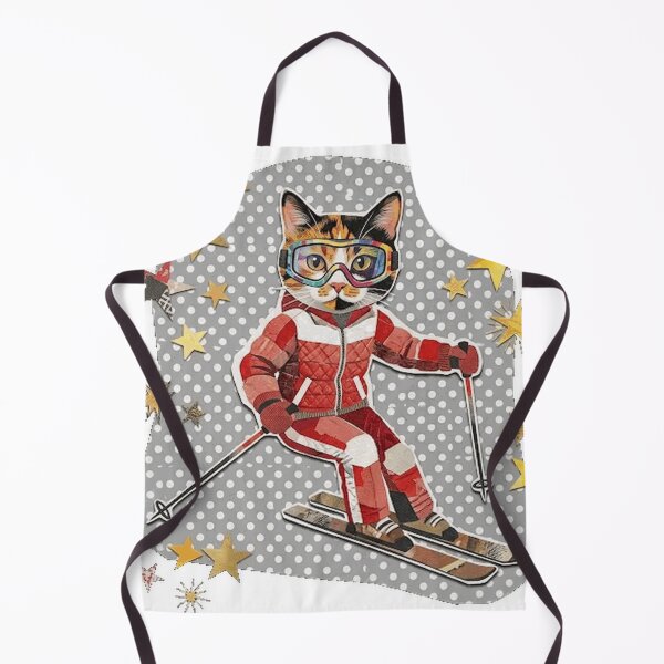 Item preview, Sassy Calico Cat - 'Mitts Goes Skiing' Classic T-Shirt designed and sold by MixyMugs.