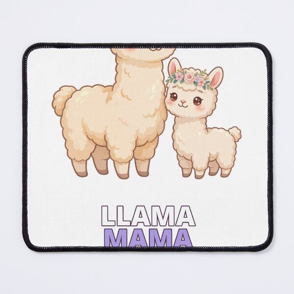 Item preview, Llama Mama Flower Crown Baby Mothers Day designed and sold by ThreeFlyingAces.