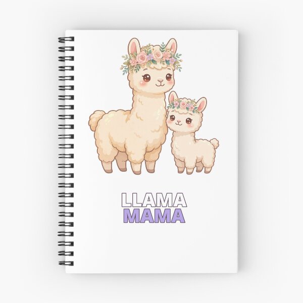 Item preview, Llama Mama Flower Crown Baby Mothers Day designed and sold by ThreeFlyingAces.