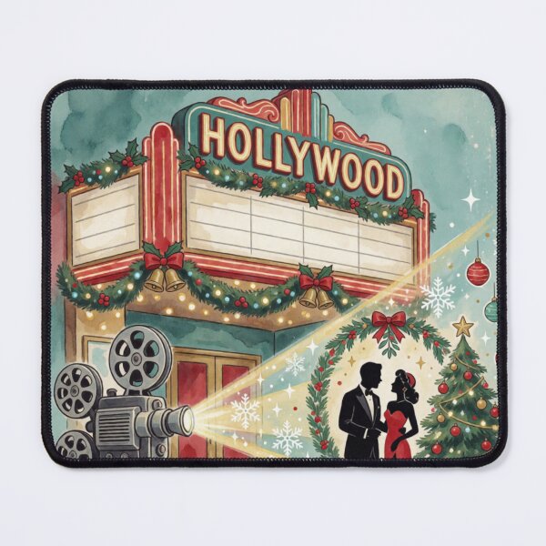 Item preview, Vintage Hollywood Christmas Romance designed and sold by Dream Bloom Gallery.