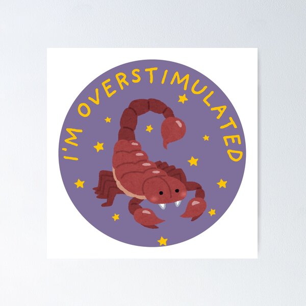 Item preview, I'm Overstimulated designed and sold by Strange Little Things.