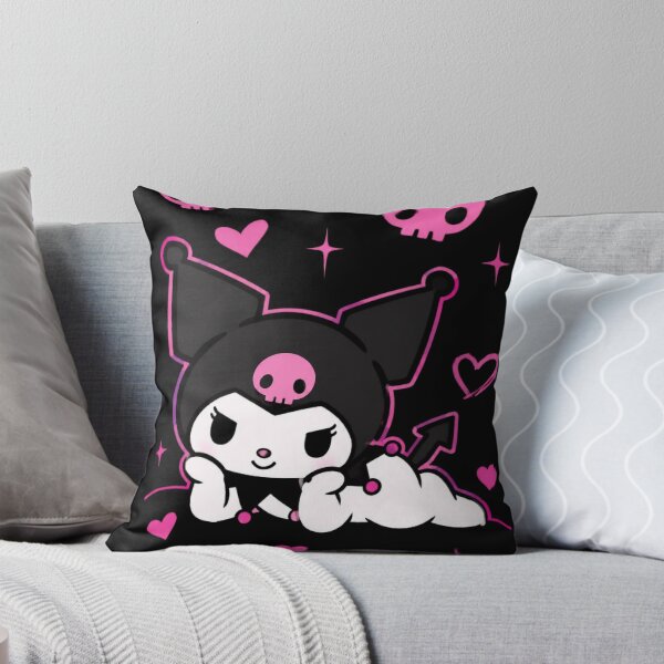Item preview, Cute Aesthetic Pink Kuromi Skull Pattern Art designed and sold by RendszikeStudio.