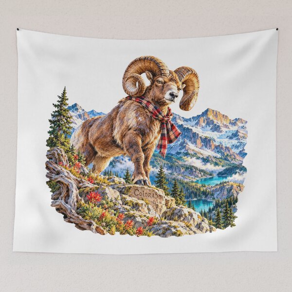 Item preview, Colorado Bighorn Sheep With Sass designed and sold by Whimspired By Paxx.