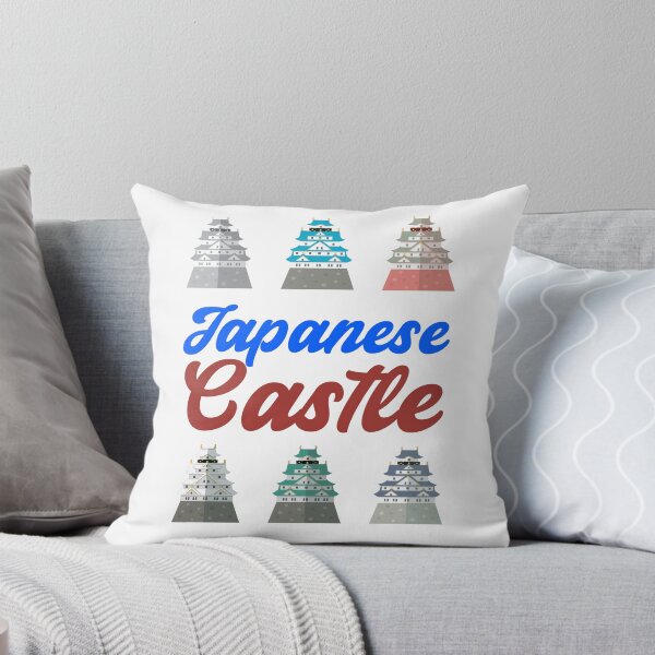 Item preview, Japanese Castle Sticker, Colorful Japanese Architecture and Japan Travel Aesthetic designed and sold by LOVEARTDESIGN.