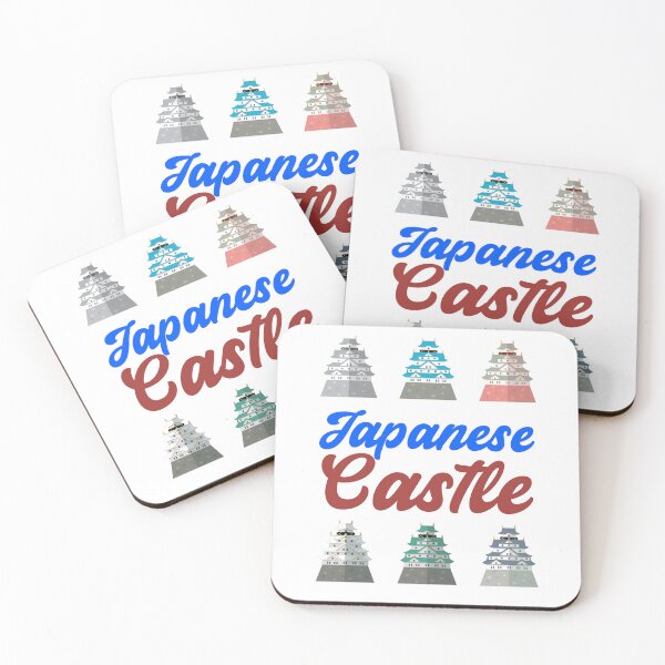 Item preview, Japanese Castle Sticker, Colorful Japanese Architecture and Japan Travel Aesthetic designed and sold by LOVEARTDESIGN.