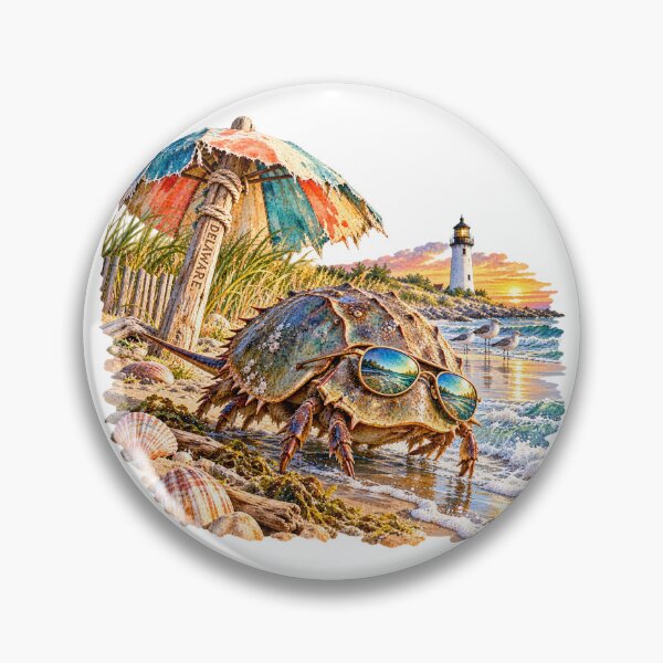 Item preview, Delaware Horseshoe Crab With Sass designed and sold by Whimspired By Paxx.