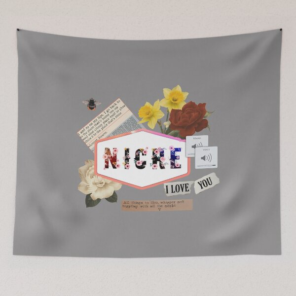 Item preview, Morat Floral Collage I Love You Music Tee-12 designed and sold by MarieWild.