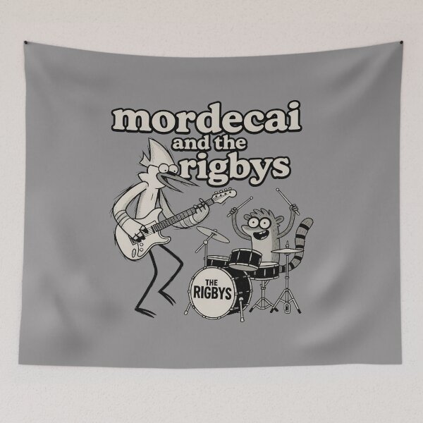 Item preview, Mordecai and the Rigbys Band Tee-72 designed and sold by MarieWild.