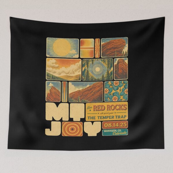 Item preview, Mt. Joy Live at Red Rocks Concert Poster designed and sold by StaceyGardner.