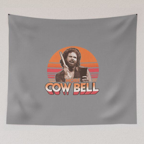 Item preview, More Cowbell Retro Sunset SNL Comedy Tee-7 designed and sold by MarieWild.