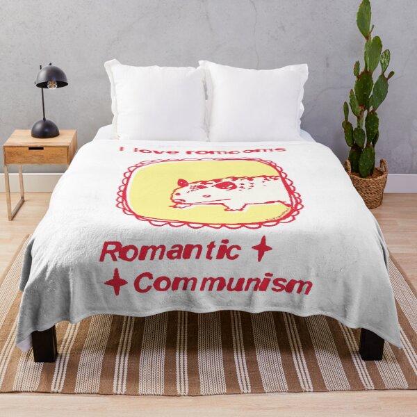 Item preview, I love romantic communism ROMCOMS opossum designed and sold by PopcornpunkART.