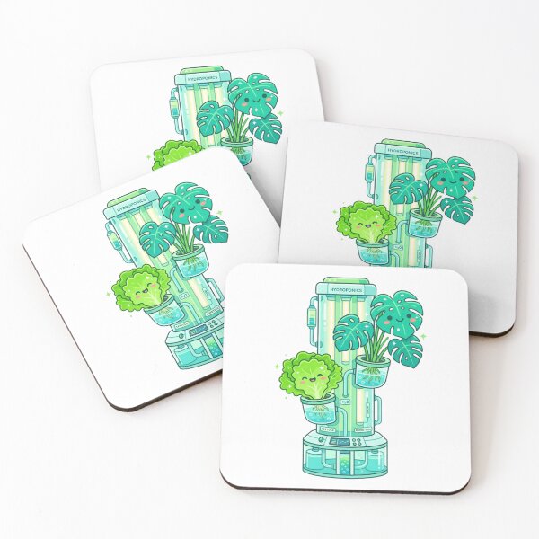 Item preview, Cute Kawaii Hydroponics Monstera Plant Garden Art designed and sold by bvdesignart.