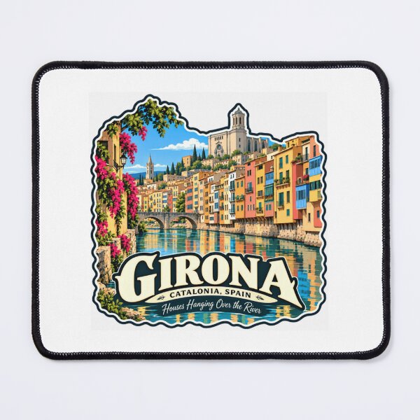 Item preview, Girona Catalonia Spain Houses Hanging Over The River City Travel Souvenir designed and sold by JonesFlora2025.