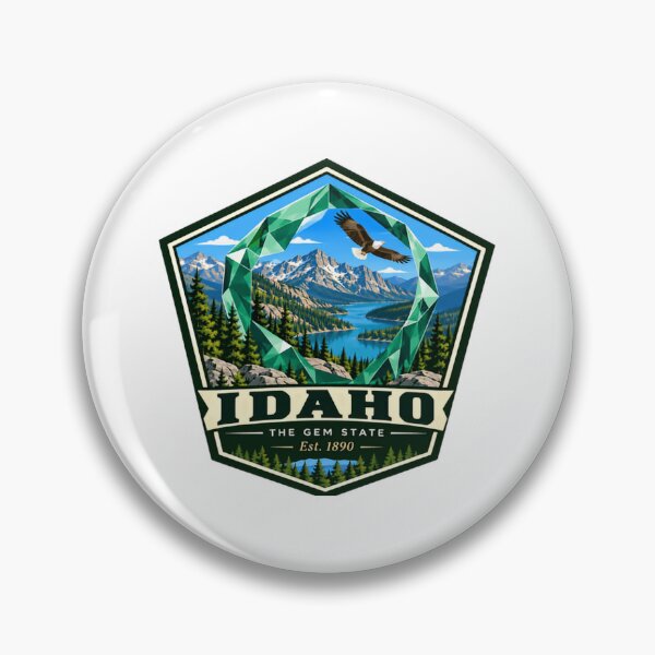 Item preview, Idaho The Gem State Est. 1890 State Pride Resident Traveler designed and sold by JonesFlora2025.
