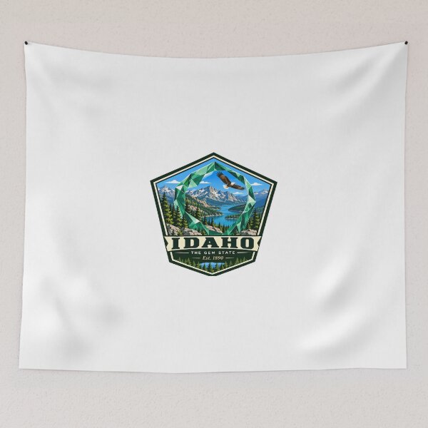Item preview, Idaho The Gem State Est. 1890 State Pride Resident Traveler designed and sold by JonesFlora2025.