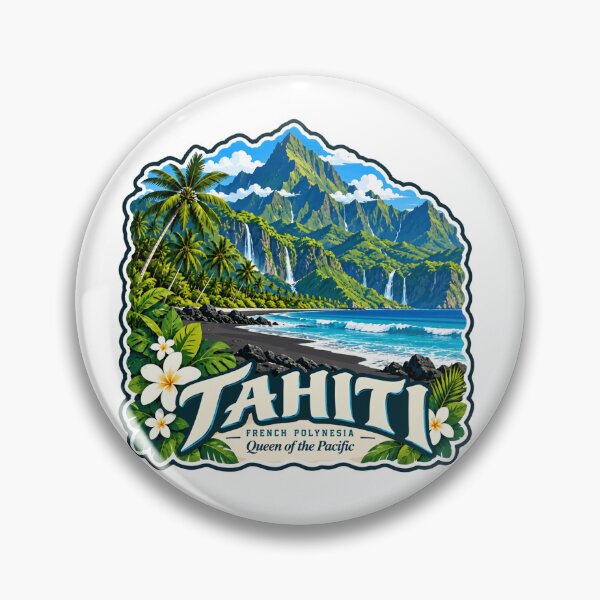 Item preview, Tahiti French Polynesia Queen Of The Pacific Island Travel Vacation designed and sold by Simsimah26Parks.