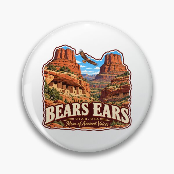 Item preview, Bears Ears Utah USA National Monument Mesa Of Ancient Voices Traveler Souvenir designed and sold by JonesFlora2025.