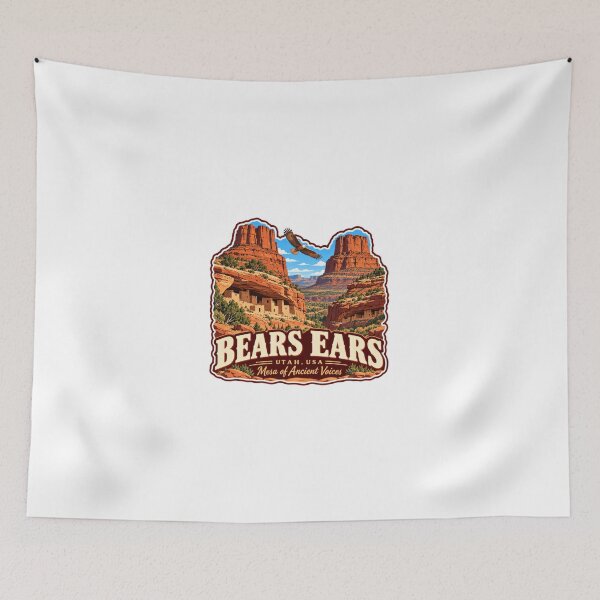 Item preview, Bears Ears Utah USA National Monument Mesa Of Ancient Voices Traveler Souvenir designed and sold by JonesFlora2025.