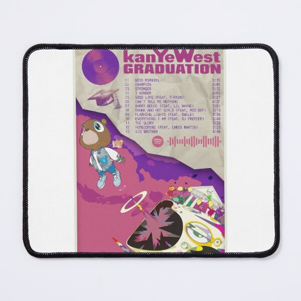 Item preview, Kanyewest Albums Graduation Tracklist Poster designed and sold by arisotaless.