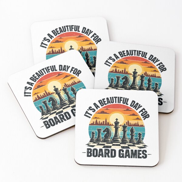 Item preview, It's A Beautiful Day For Board Games Chess Player Gaming Enthusiast designed and sold by SkeletonsDanger.