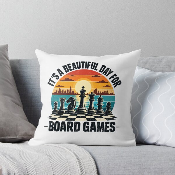 Item preview, It's A Beautiful Day For Board Games Chess Player Gaming Enthusiast designed and sold by SkeletonsDanger.