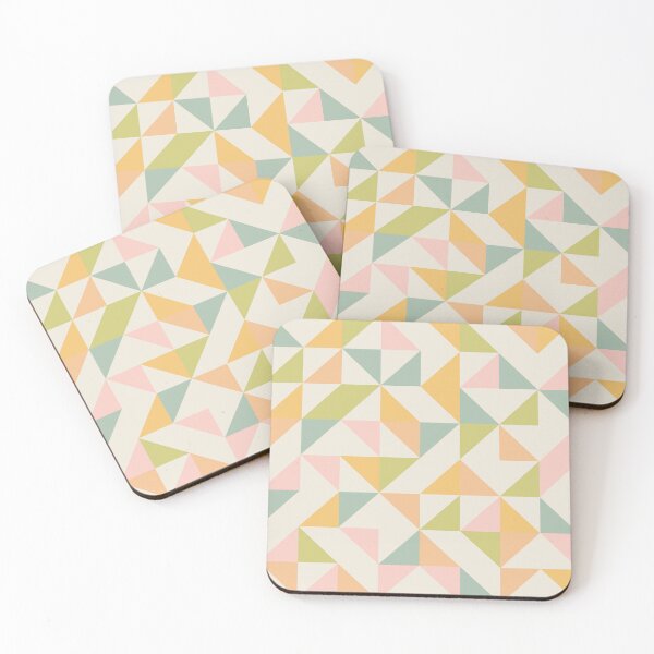 Item preview, Pastel Modern Geometric Pattern designed and sold by Kelly Dietrich Mandalas & Colorful Patterns.