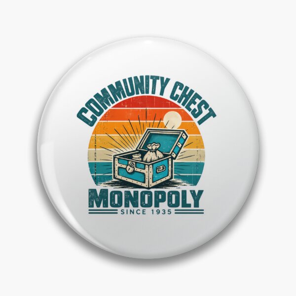 Item preview, Community Chest Monopoly Since 1935 Board Game Players designed and sold by SkeletonsDanger.