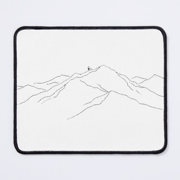 Item preview, Mountain Snowboarder minimalistic Oversized T-Shirt designed and sold by VibeCrafteria.