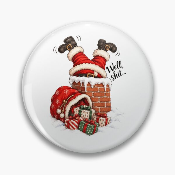 Item preview, Well Shit Christmas, Funny Santa designed and sold by m-smith-bear.