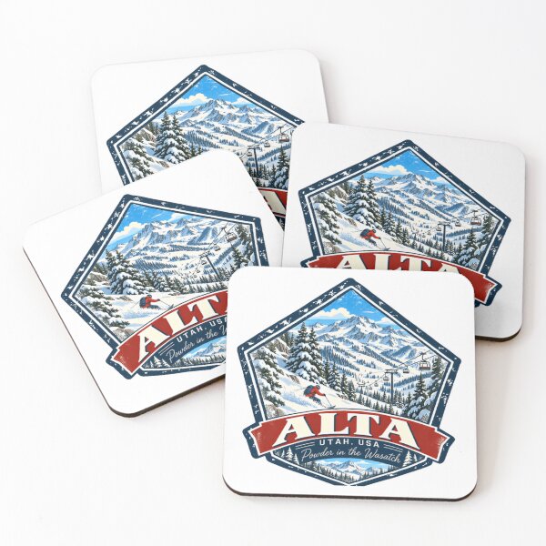 Item preview, Alta Utah USA Powder In The Wasatch Skiing Winter Sports Skier Mountain Resort designed and sold by NeedForParks.